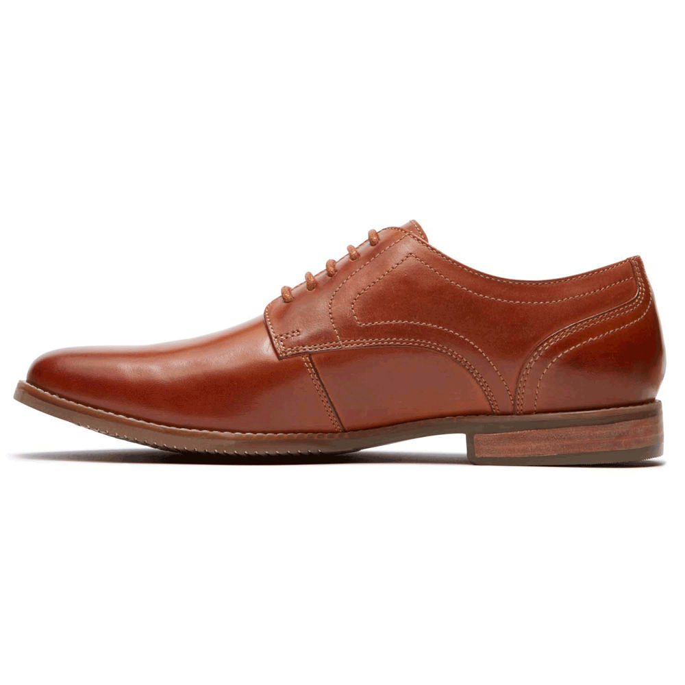 Oxfords Rockport Homem Marrom - Style Purpose Plain Toe - 36470FICT